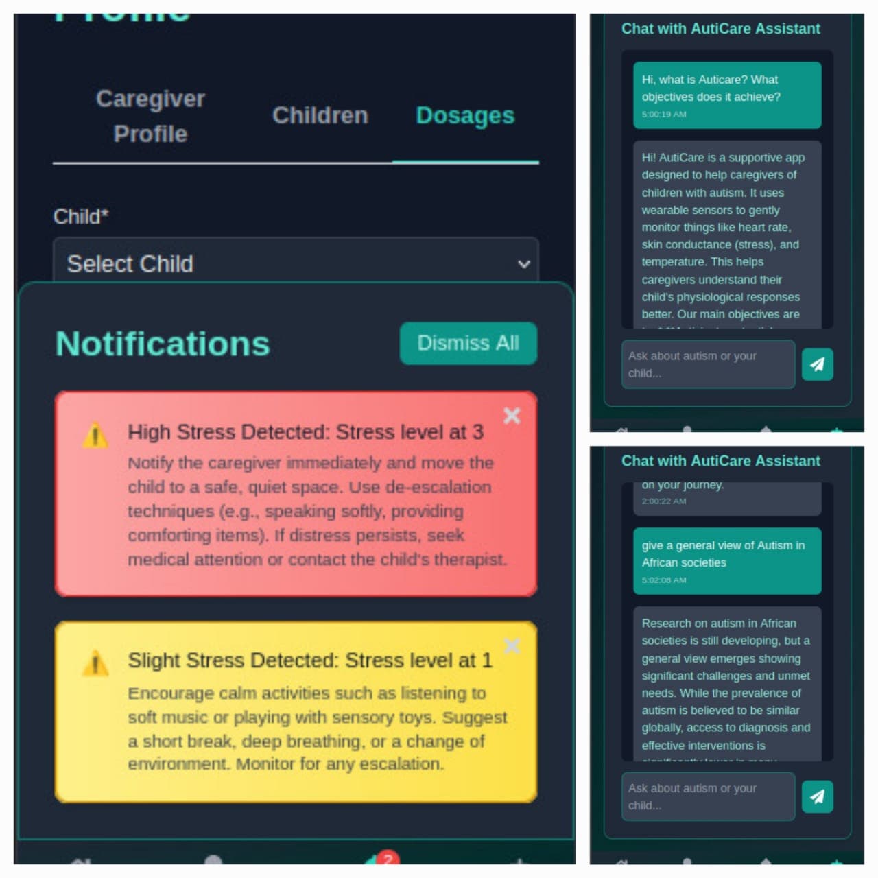 AutiCare: Real-Time Stress Monitoring for Children with ASD